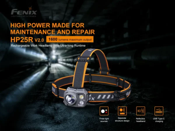 FENIX HP25R v2.0 - Helm-/Stirnlampe mit 1.600 + 400 Lumen – Bild 10