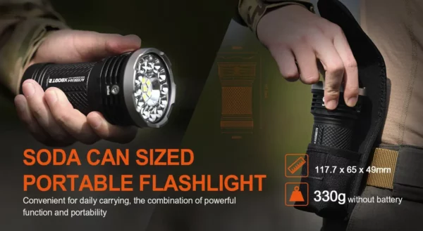 ACEBEAM X80GT 2 - Taschenlampe mit 18x XHP50.3 LEDs für bis zu 34.000 Lumen – Bild 7