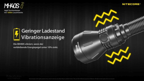 NITECORE MH40S - Taschenlampe mit 1x G9 LED für bis zu 1.500 Lumen & Fernbedienung – Bild 4