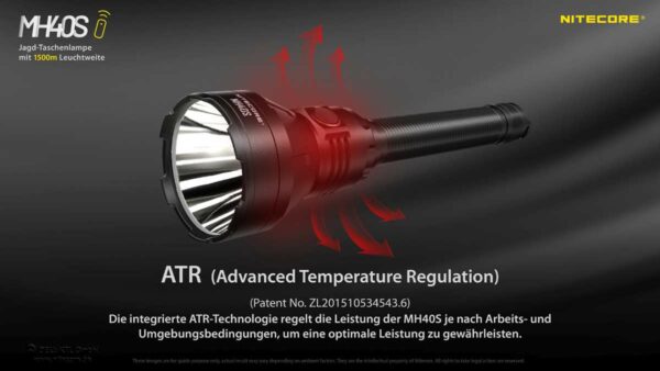 NITECORE MH40S - Taschenlampe mit 1x G9 LED für bis zu 1.500 Lumen & Fernbedienung – Bild 7