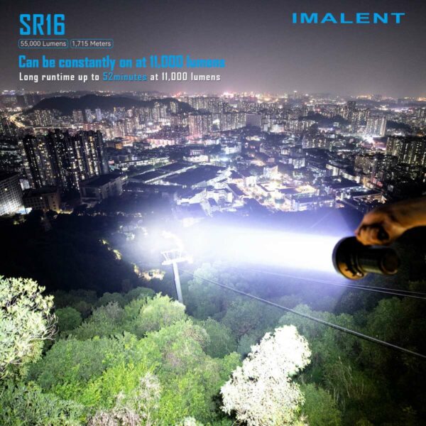 IMALENT SR16 - Handscheinwerfer mit 16x XHP50.3 LEDs für bis zu 55.000 Lumen – Bild 3