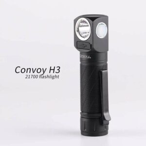 CONVOY H3 - Kopf-/Winkellampe mit 1x SST40 LED und 2.400 Lumen