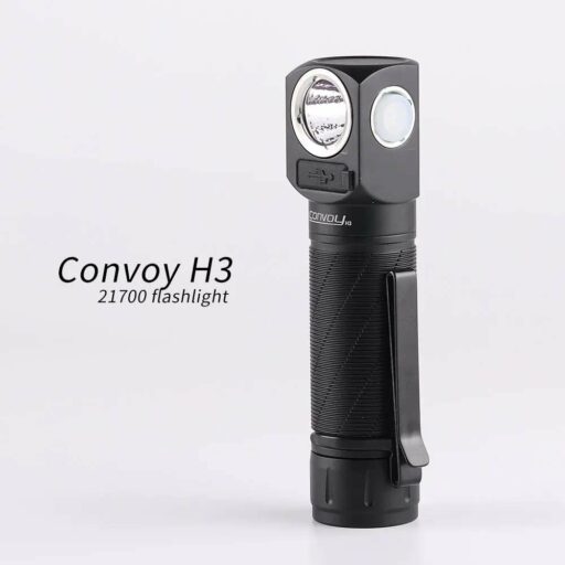 CONVOY H3 - Kopf-/Winkellampe mit 1x SST40 LED und 2.400 Lumen
