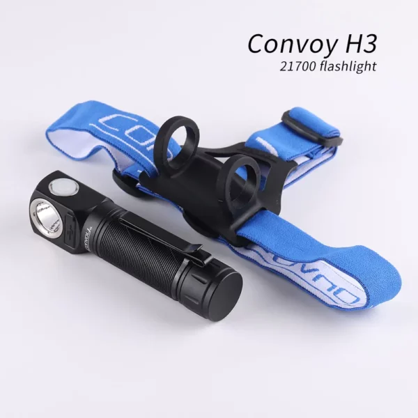 CONVOY H3 - Kopf-/Winkellampe mit 1x SST40 LED und 2.400 Lumen – Bild 5