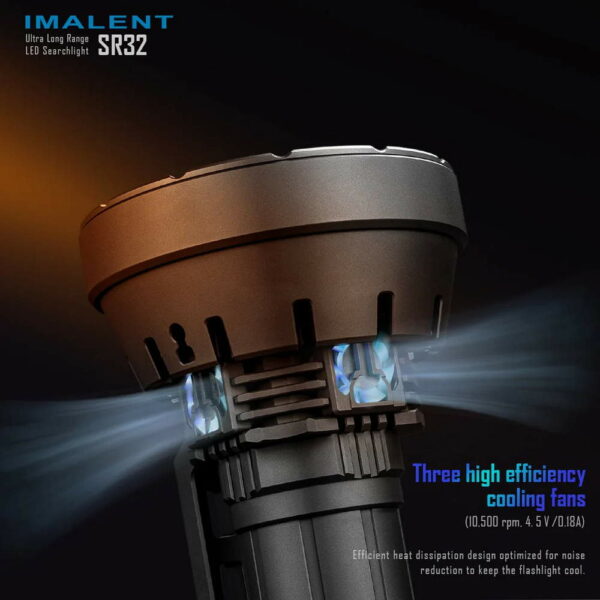 IMALENT SR32 - Suchscheinwerfer mit 32x XHP50.3 LEDs bis zu 120.000 Lumen – Bild 6