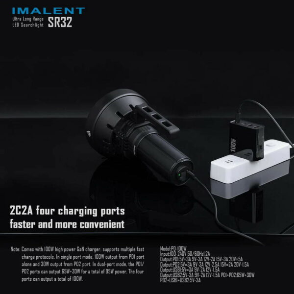 IMALENT SR32 - Suchscheinwerfer mit 32x XHP50.3 LEDs bis zu 120.000 Lumen – Bild 14