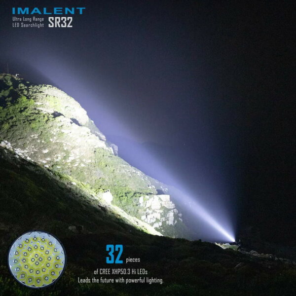 IMALENT SR32 - Suchscheinwerfer mit 32x XHP50.3 LEDs bis zu 120.000 Lumen – Bild 17