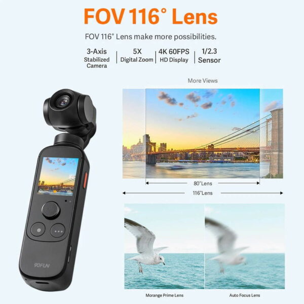 90FUN Capture 1 - 3-Achsen Gimbal Kamera – Bild 7