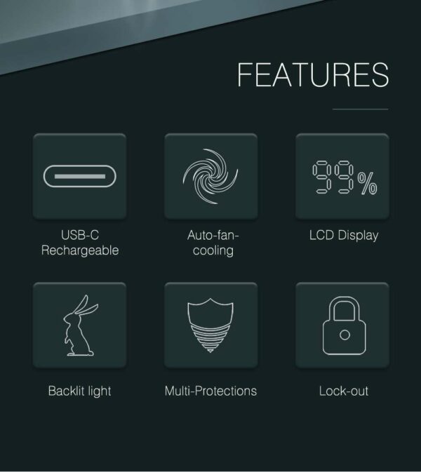 LUMINTOP Mach (V1/V2)- LED Taschenlampe mit 8x XHP50.3 LEDs für bis zu 26.000 Lumen – Bild 9