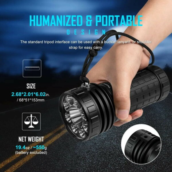 LUMINTOP Thanos 23 - 8x XHP50.2 LEDs & 1x SFT40 mit 27.000 Lumen – Bild 16