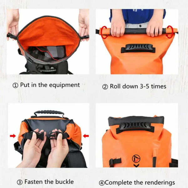 XINDA H-BAG03 - Drybag Schleifsack wasserdichte Packtasche – Bild 12