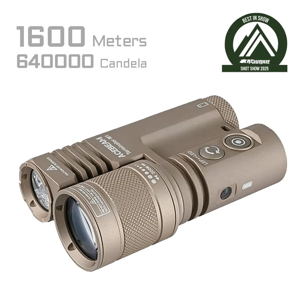 ACEBEAM Terminator M1 - Dual Head LEP & LED Taschenlampe – Bild 2