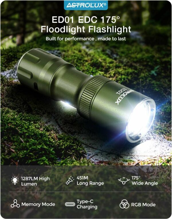 ASTROLUX ED01 - EDC Taschenlampe mit 1.287 Lumen – Bild 15