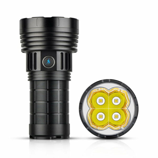 HAIKELITE HG50 - Taschenlampe mit 4x G50 LEDs für bis zu 8.000 Lumen – Bild 5