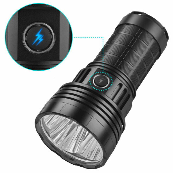 HAIKELITE HG50 - Taschenlampe mit 4x G50 LEDs für bis zu 8.000 Lumen – Bild 8