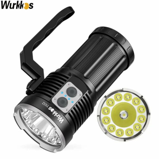 WURKKOS TS32 - universelle Taschenlampe mit 15.000 Lumen