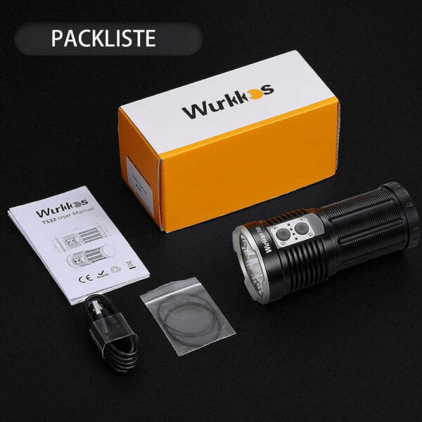 WURKKOS TS32 - universelle Taschenlampe mit 15.000 Lumen – Bild 15