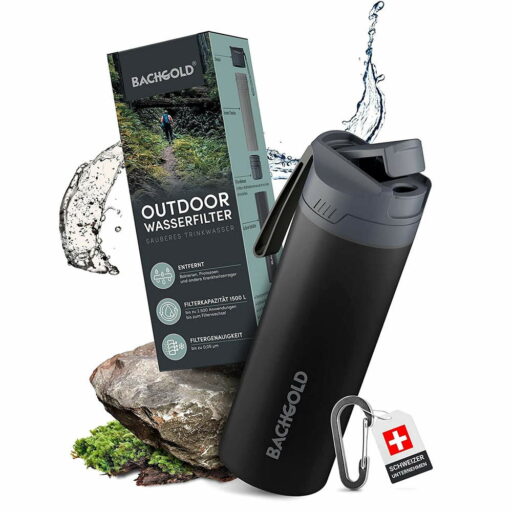BACHGOLD Wasserfilter Flasche