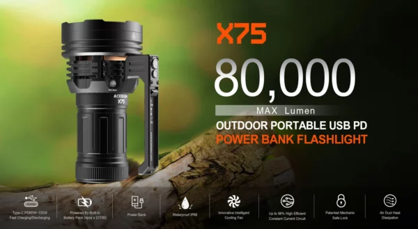 ACEBEAM X75 - 12x XHP70.2 mit 80.000 Lumen – Bild 8