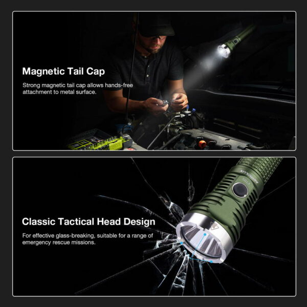 ASTROLUX FT05 / MATEMINCO A1 - Scheinwerfer Taschenlampe mit 1x HP50 HI LED 3.050 Lumen & 26980 Akku – Bild 18