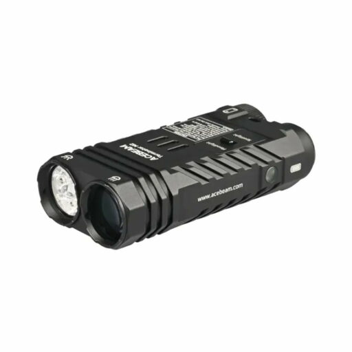 ACEBEAM Terminator M2 - Dual Head LEP & LED Taschenlampe mit 3.200 + 900 Lumen