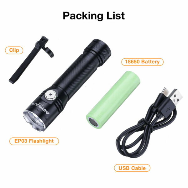 ASTROLUX EP03 - EDC Taschenlampe mit 3x LH351B LED für 2.050 Lumen – Bild 10