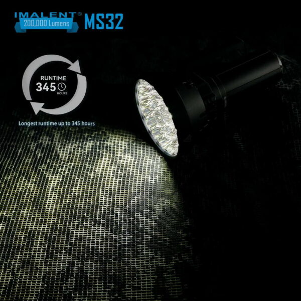 IMALENT MS32 - stärkster Handscheinwerfer mit 32x XHP70.2 LEDs für bis zu 200.000 Lumen – Bild 20