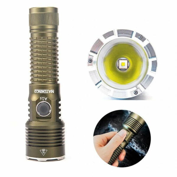 MATEMINCO A1s - EDC Scheinwerfer Taschenlampe mit 1x SFT40 LED und 2.200 Lumen – Bild 2