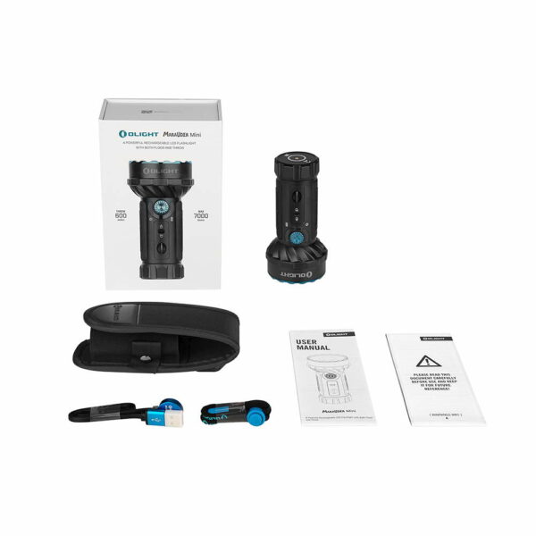 OLIGHT Marauder Mini - Taschenlampe mit 9+1 LEDs für bis zu 7.000 Lumen für Flood und Throw – Bild 13
