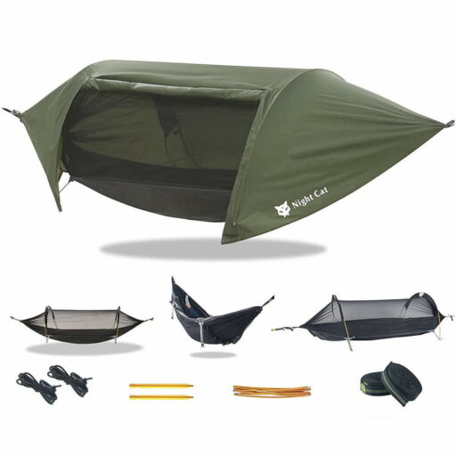 NIGHT CAT 3-in-1 Hängematte mit Moskitonetz und Tarp