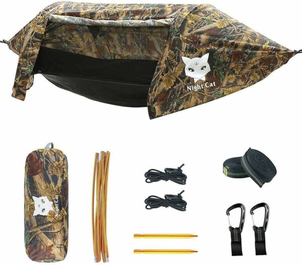 NIGHT CAT 3-in-1 Hängematte mit Moskitonetz und Tarp – Bild 2