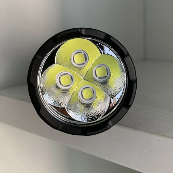 NIGHTWATCH NA54Lite - Taschenlampe mit 4x SSQ55.2 LED bis zu 12.000 Lumen – Bild 2