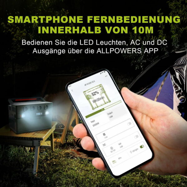 ALLPOWERS S1500 - tragbare 1500W Powerstation mit 1092Wh – Bild 5