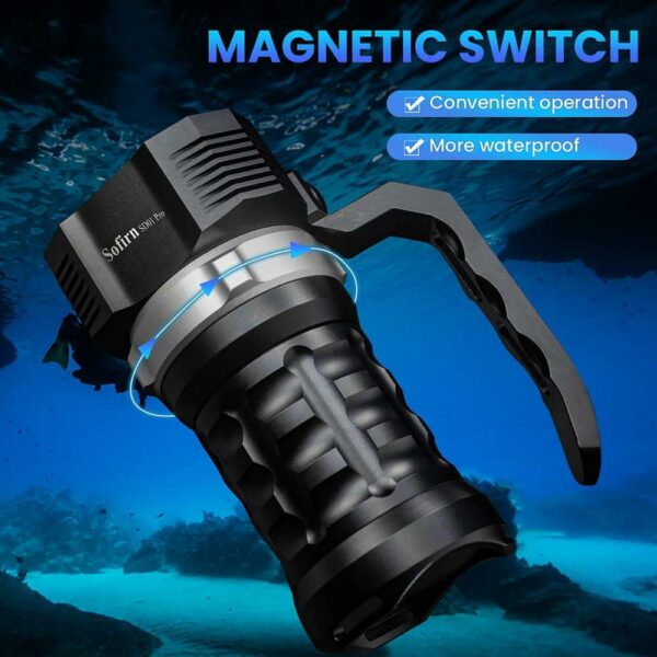 SOFIRN SD01 Pro - Tauchlampe mit 3x XHP50.2 LEDs für bis zu 10.000 Lumen – Bild 2