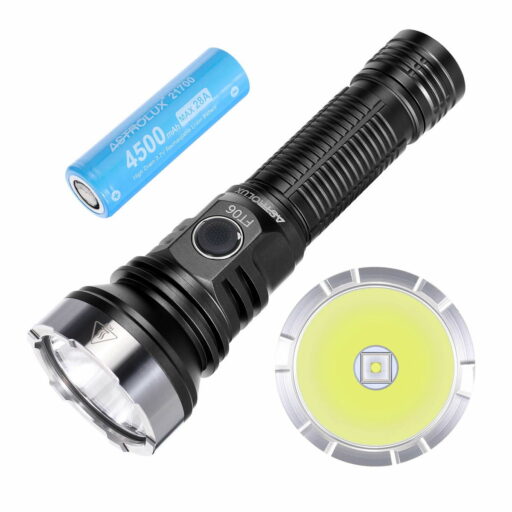 ASTROLUX FT06 - Taschenlampe mit 1x HI50 LED für bis zu 2.850 Lumen und 1.019 Meter Reichweite