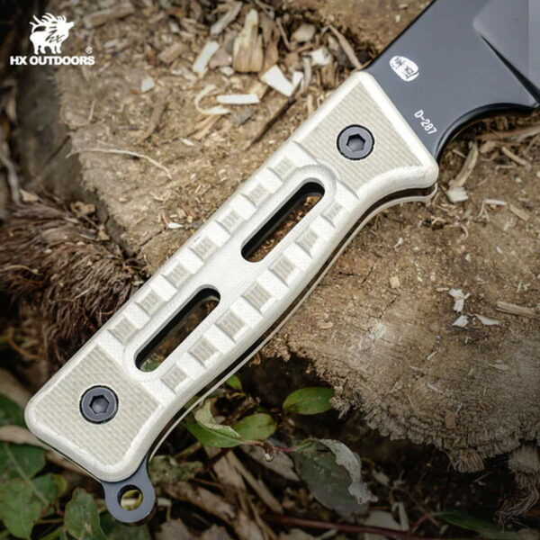 HX OUTDOORS ROCK - Bushcraft Machete mit 21cm Klinge – Bild 6