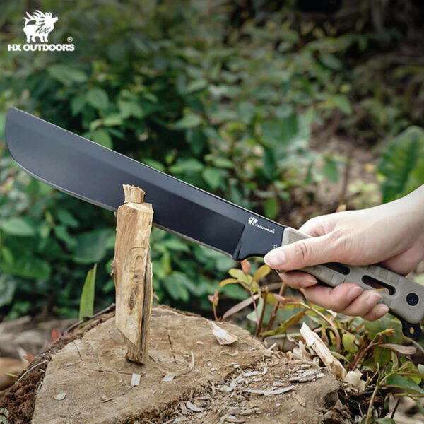 HX OUTDOORS ROCK - Bushcraft Machete mit 21cm Klinge – Bild 8