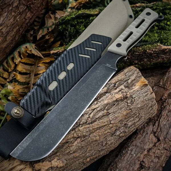 HX OUTDOORS ROCK - Bushcraft Machete mit 19cm Klinge – Bild 9