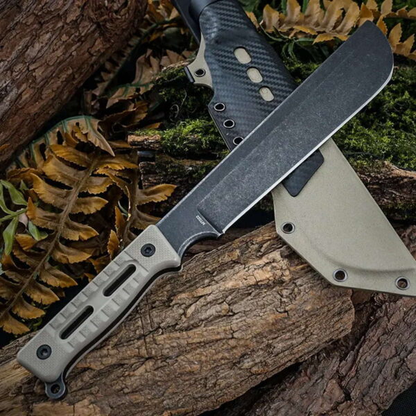 HX OUTDOORS ROCK - Bushcraft Machete mit 19cm Klinge – Bild 8