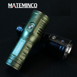 MATEMINCO MT-001 Turbo - Taschenlampe mit 1x SFH55 LED für bis zu 11.050 Lumen