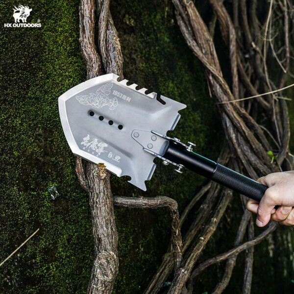 HX OUTDOORS Survival Schaufel Multi-Tool – Bild 6