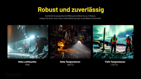 NITECORE NU53 - Stirnlampe mit 4x UHE 8-Kern LEDs für bis zu 1.800 Lumen – Bild 13