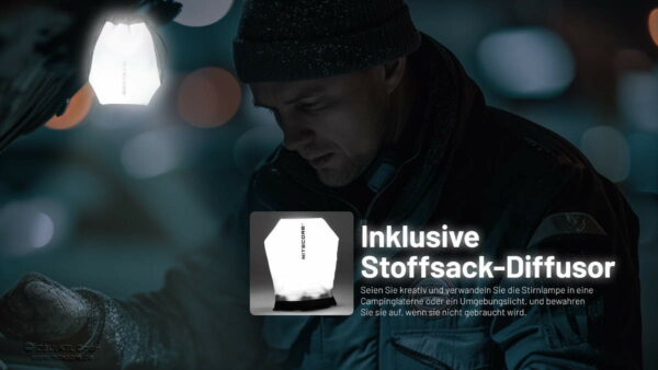 NITECORE NU53 - Stirnlampe mit 4x UHE 8-Kern LEDs für bis zu 1.800 Lumen – Bild 16