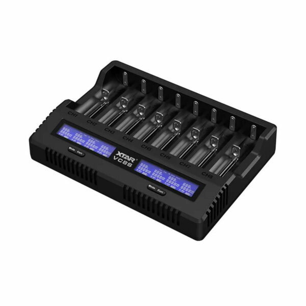 XTAR VC8S - Intelligentes und multifunktionales 8 Schacht Akku-Ladegerät – Bild 3