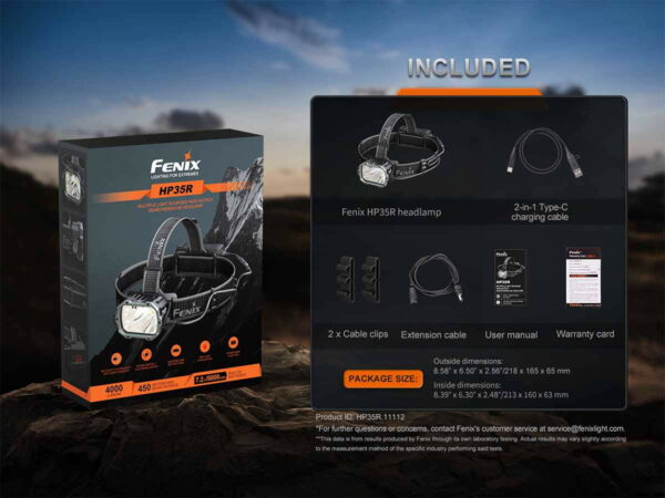 FENIX ​​HP35R (SAR) - Kopflampe mit 4.000 Lumen – Bild 23