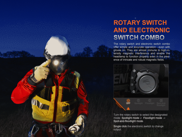 FENIX ​​HP35R (SAR) - Kopflampe mit 4.000 Lumen – Bild 10