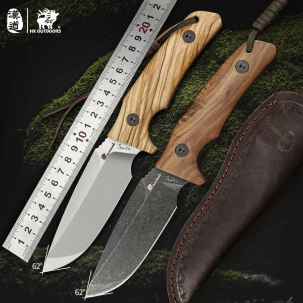 HX OUTDOORS The Law of the Jungle - feststehendes Messer mit 9,5cm Klinge – Bild 11