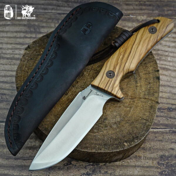HX OUTDOORS The Law of the Jungle - feststehendes Messer mit 9,5cm Klinge – Bild 7