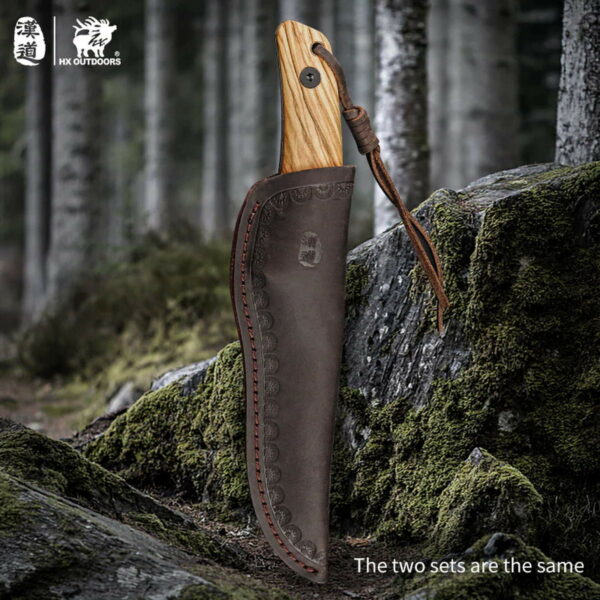 HX OUTDOORS The Law of the Jungle - feststehendes Messer mit 9,5cm Klinge – Bild 12