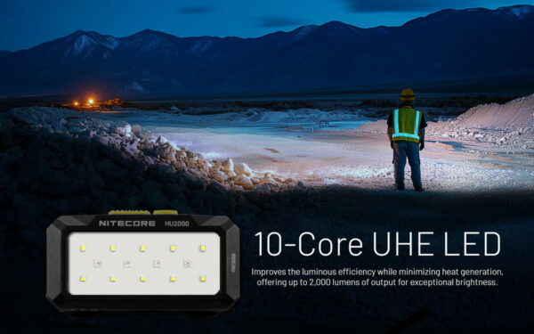 NITECORE HU2000 - Kopflampe mit 2000 Lumen – Bild 8